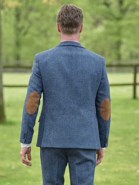 Harris Tweed Jacket 691 Blue Shadow - Afbeelding 2
