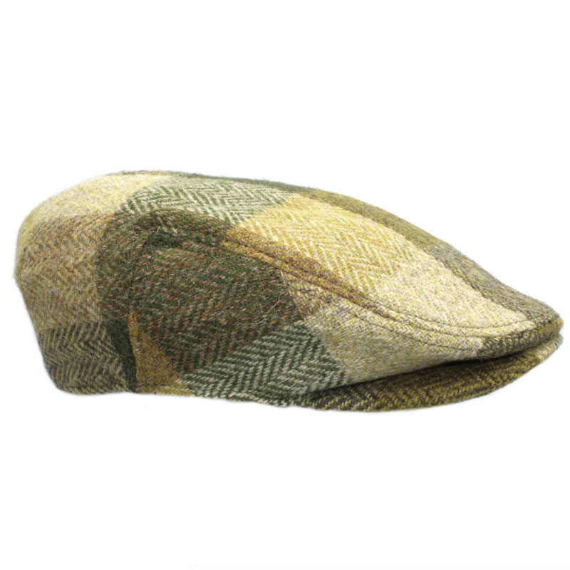 Harris_tweed_Ladies_cap_Spring_Patchwork