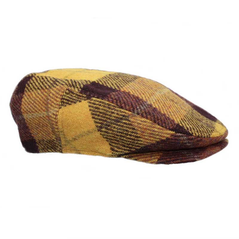 Harris_tweed_Ladies_cap_Autumn_Check