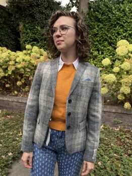 Harris tweed Dames Jasje 654