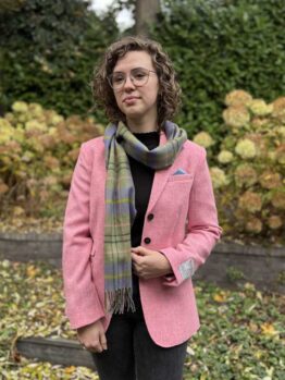 Harris tweed Dames Jasje Pink Twill 605
