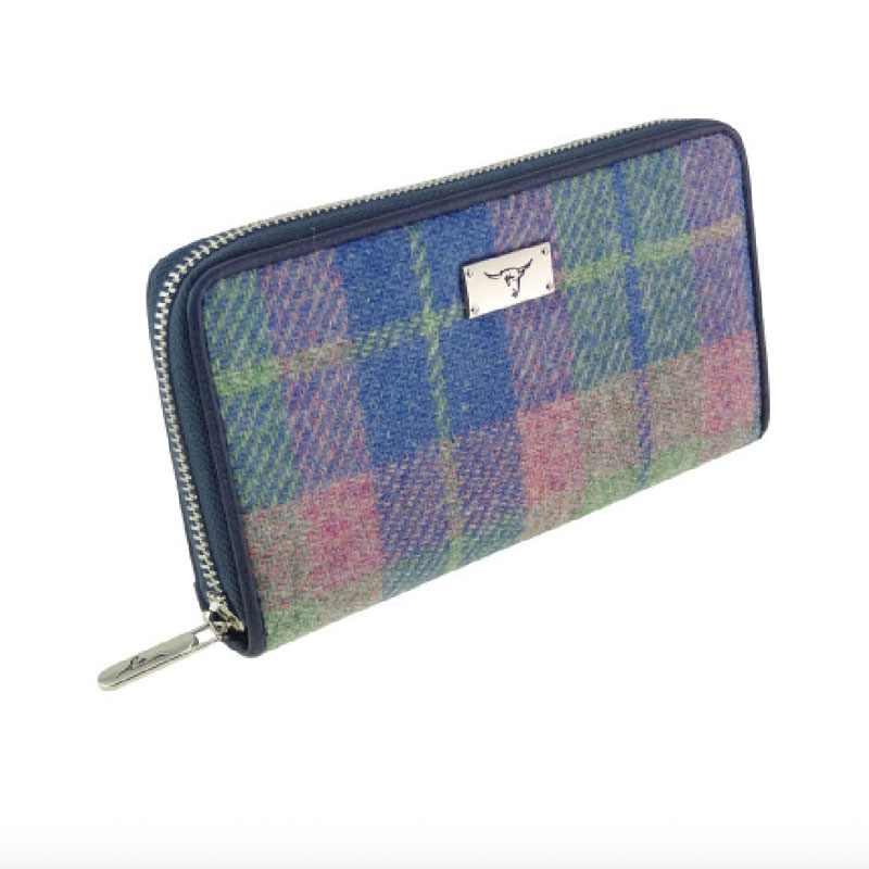 Harris_Tweed_Purse_Soft_Blue_and_Pink_Tartan_1 Harris_Tweed_Purse_Soft_Blue_and_Pink_Tartan_1