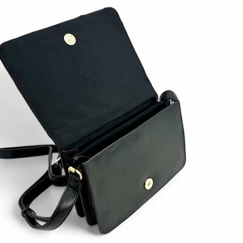 Harris Tweed Quilt Shoulder Bag In Charcoal - Afbeelding 4