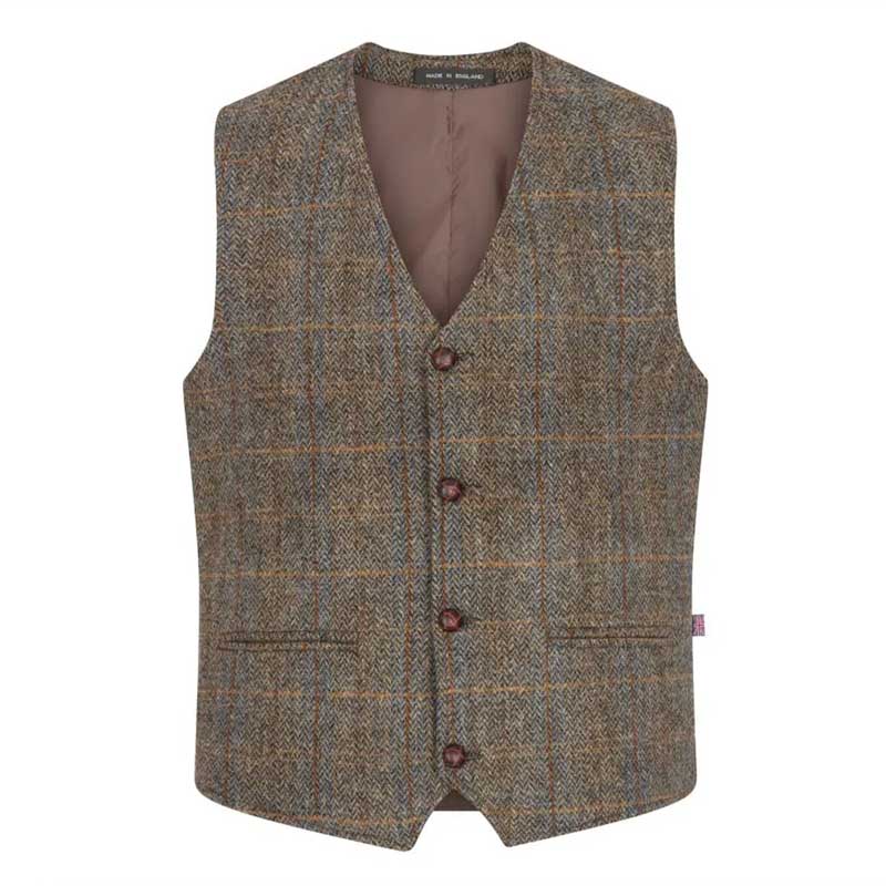 Harris_Tweed_Dalston_Waistcoat_Clinton_Brown Harris_Tweed_Dalston_Waistcoat_Clinton_Brown