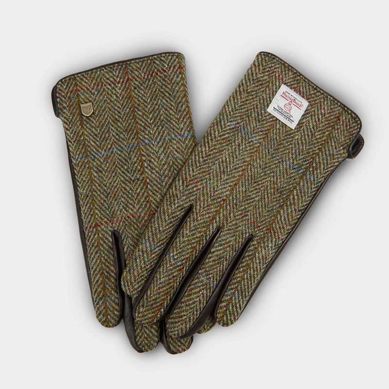 Men_s_Harris_Tweed_Gloves_In_Chestnut_Herringbone