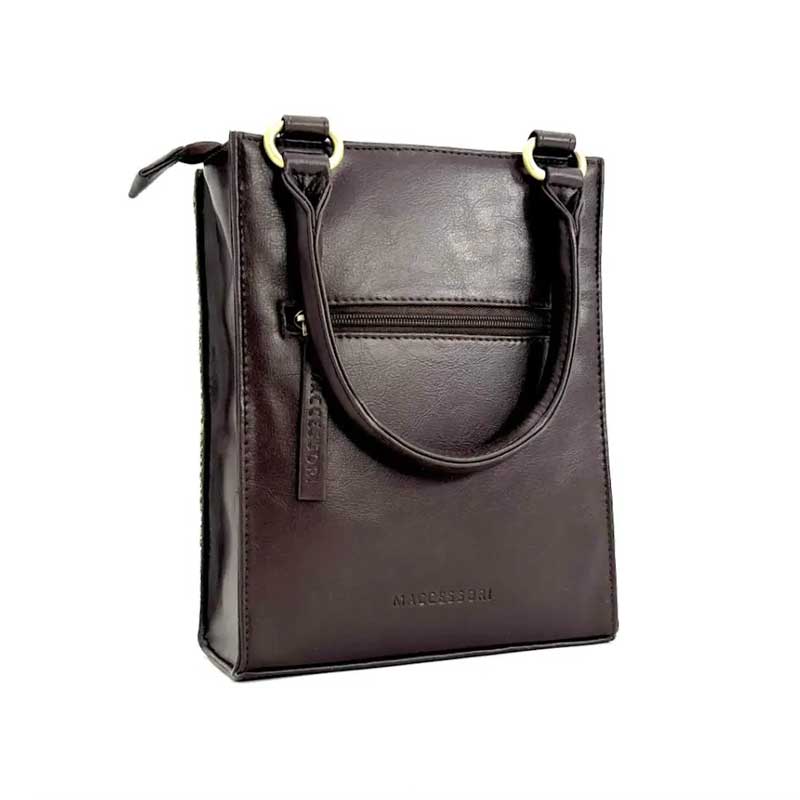 Harris Tweed Quilt Mini Tote Bag In Country Green - Afbeelding 4