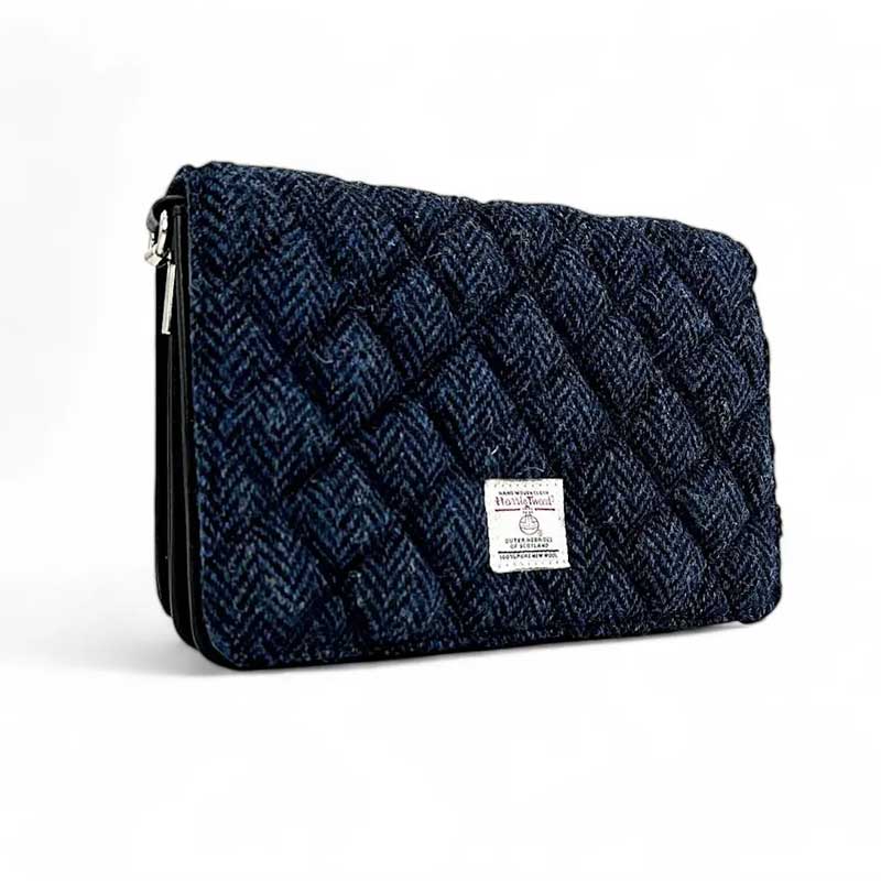 Harris_Tweed_Quilt_Shoulder_Bag_In_Blue Harris_Tweed_Quilt_Shoulder_Bag_In_Blue
