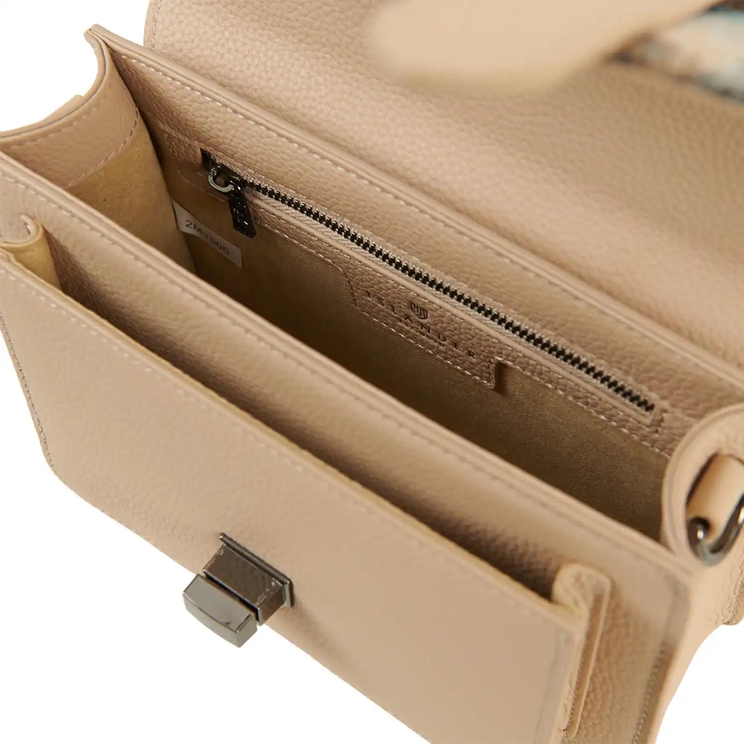 Harris Tweed Clutch, The Leather Mini Satchel, Islander, Islander Tartan - Afbeelding 6