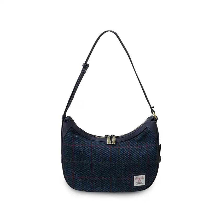 Harris_Tweed_Shoulder_Bag__The_Ellon__Islander_Navy_Over_Check_2