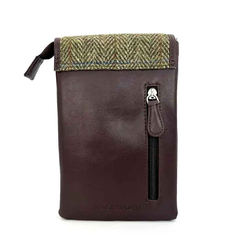 Harris Tweed Mini Crossbody Bag in Country Green - Afbeelding 3