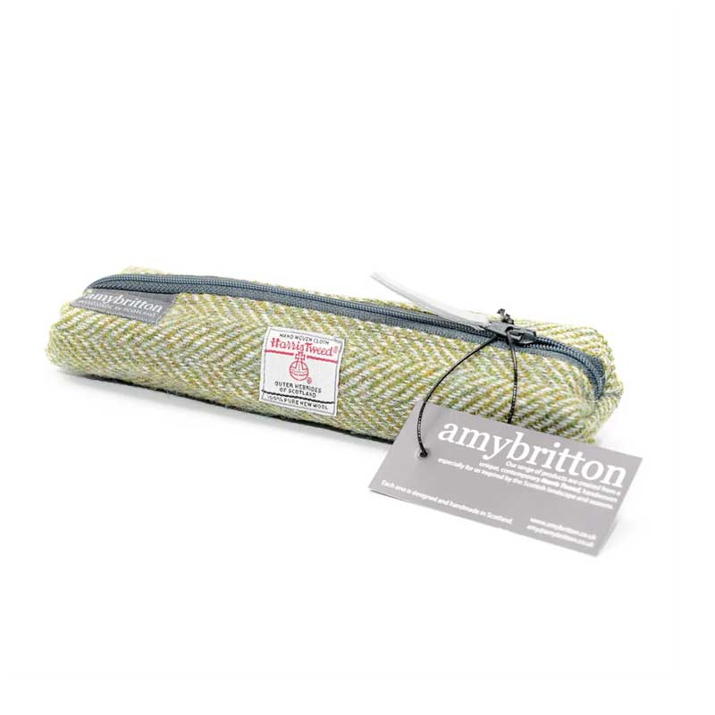 Harris_Tweed_Landscape_Slim_Pencil_Case_Lichen_Green